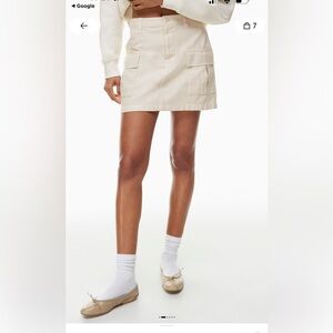 TNA Beige Mini Skirt